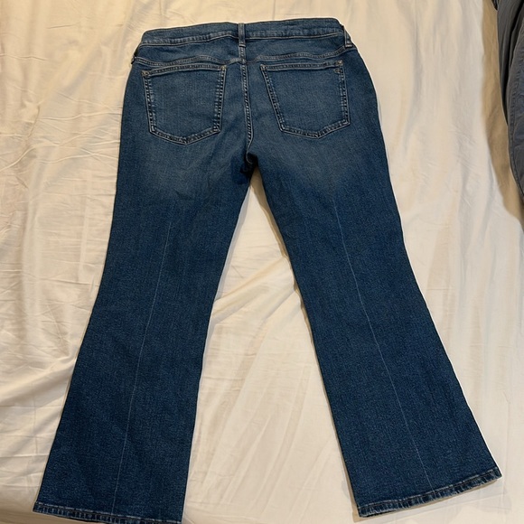 MADEWELL Maternity Side-Panel Kick Out Crop Jeans - Picture 4 of 4